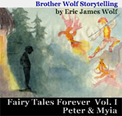 CD cover for the storytelling CD Fairytales Forever Vol. I - Peter and Myia.