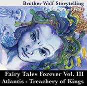 CD cover for the storytelling CD Fairytales Forever Vol. III - Atlantis - Treachery of Kings.